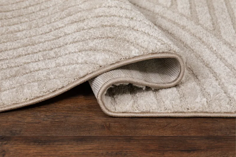 Bella Wiltonmatta 160x230 cm Rektangulär - Linne - Textilier & mattor - Mattor - Modern matta - Friezemattor