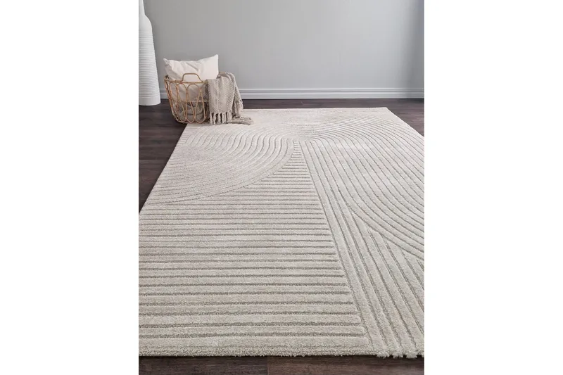 Bella Wiltonmatta 160x230 cm Rektangulär - Linne - Textilier & mattor - Mattor - Modern matta - Friezemattor