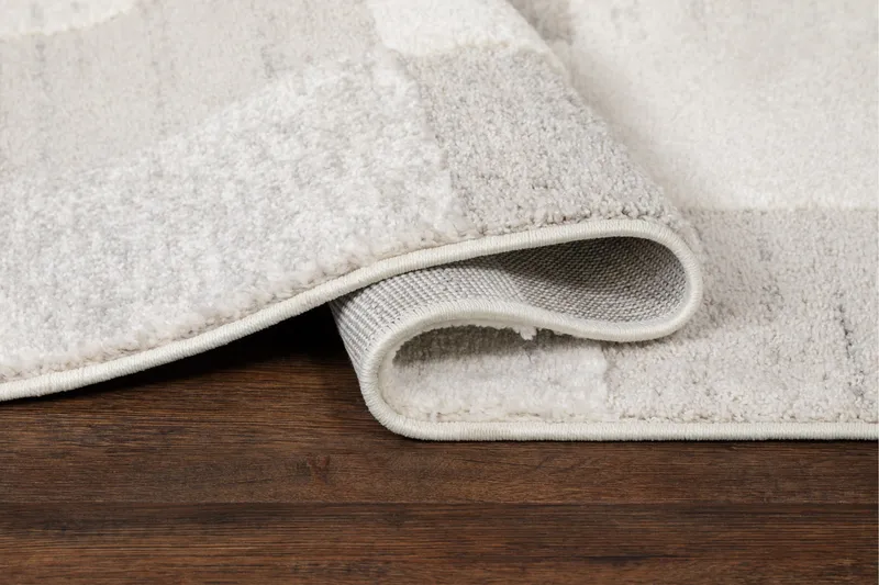 Bella Wiltonmatta 200x290 cm Rektangulär - Grå/Vit - Textilier & mattor - Mattor - Modern matta - Friezemattor