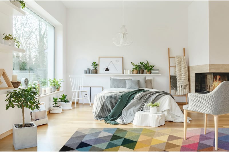 Riviera Ullmatta 160x230 cm Rektangulär - Flerfärgad - Textilier & mattor - Mattor - Modern matta - Ullmattor