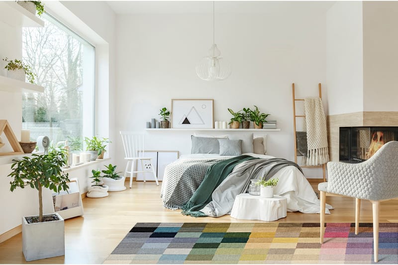 Riviera Ullmatta 200x300 cm Rektangulär - Flerfärgad - Textilier & mattor - Mattor - Modern matta - Ullmattor