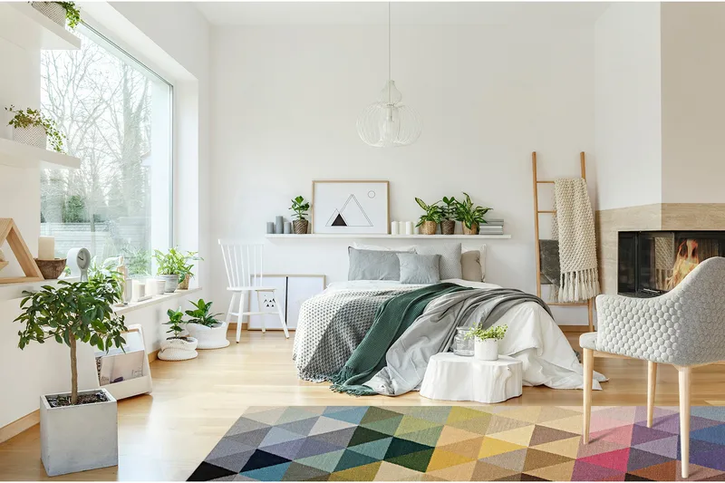 Riviera Ullmatta 200x300 cm Rektangulär - Flerfärgad - Textilier & mattor - Mattor - Modern matta - Ullmattor