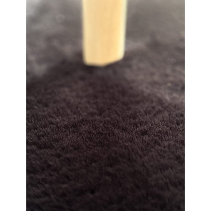 Ryamatta Heaven Rund - 160x160 cm, Svart - Textilier & mattor - Mattor - Modern matta - Ryamattor