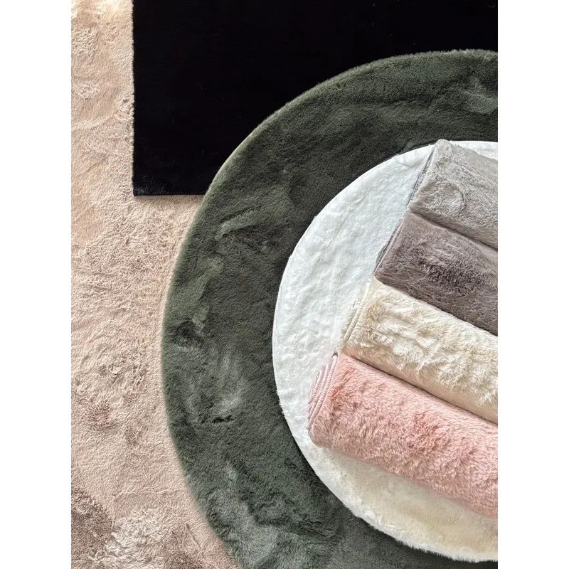 Ryamatta Heaven Rund - 160x160 cm, Taupe - Textilier & mattor - Mattor - Modern matta - Ryamattor