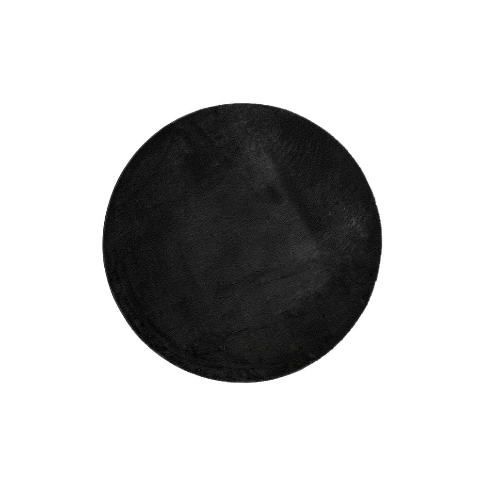 Ryamatta Heaven Rund - 200x200 cm, Svart