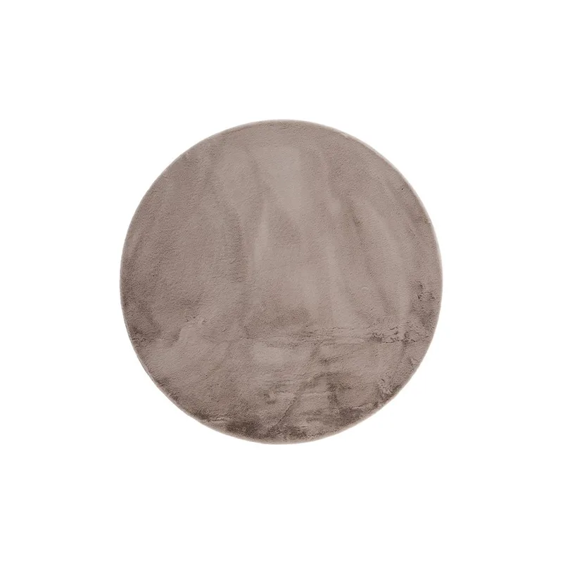 Ryamatta Heaven Rund, 80x80 cm, Taupe