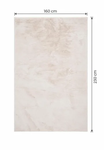 Ryamatta KM Home Heaven Beige 160x230 cm - Natur - Textilier & mattor - Mattor - Modern matta - Ryamattor