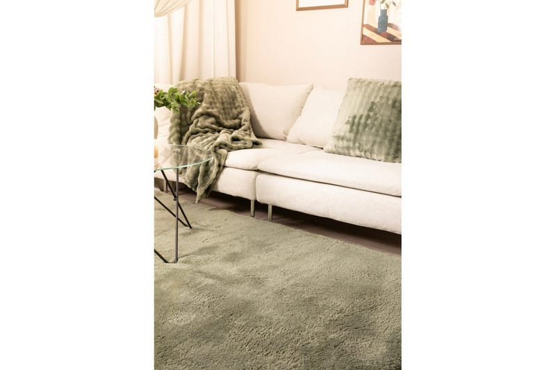 Ryamatta Royal Deluxe - 140x200 cm, Green - Textilier & mattor - Mattor - Modern matta - Ryamattor