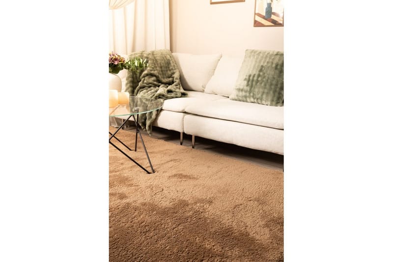 Ryamatta Royal Deluxe - 140x200 cm, Mocca - Textilier & mattor - Mattor - Modern matta - Ryamattor