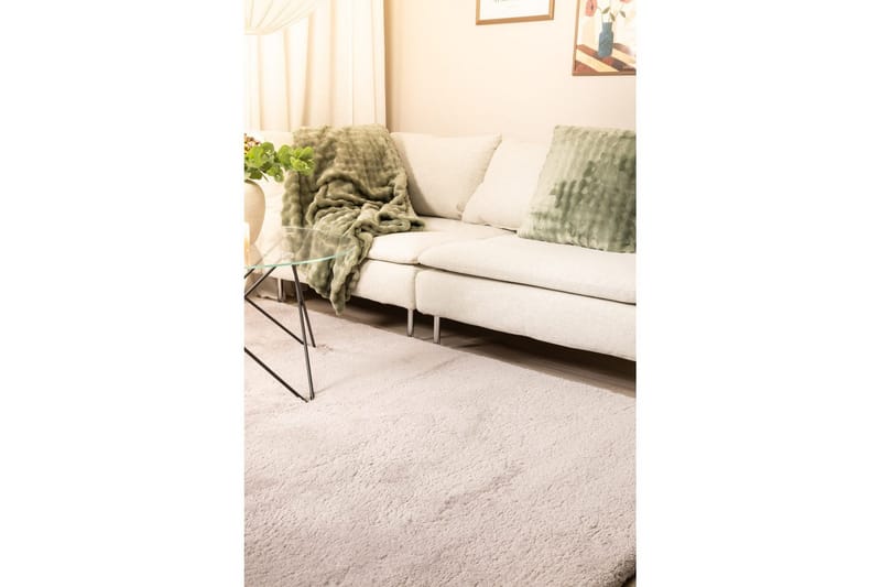 Ryamatta Royal Deluxe - 140x200 cm, Silver - Textilier & mattor - Mattor - Modern matta - Ryamattor