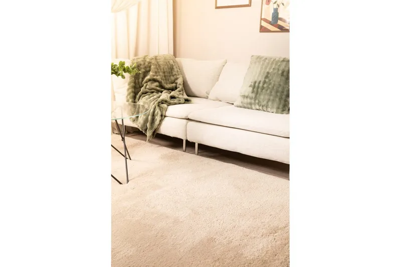Ryamatta Royal Deluxe - 160x230 cm, Greige - Textilier & mattor - Mattor - Modern matta - Ryamattor