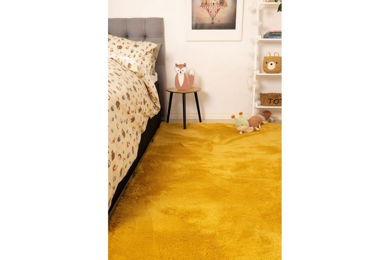 Ryamatta Royal Deluxe - 160x230 cm, Yellow - Textilier & mattor - Mattor - Modern matta - Ryamattor