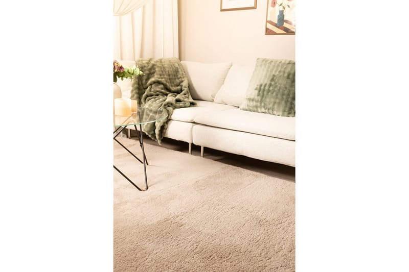 Ryamatta Royal Deluxe - 200x290 cm, Linen - Textilier & mattor - Mattor - Modern matta - Ryamattor