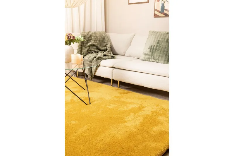 Ryamatta Royal Deluxe - 200x290 cm, Yellow - Textilier & mattor - Mattor - Modern matta - Ryamattor