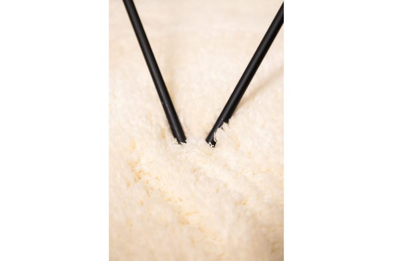 Ryamatta Royal Deluxe Rund - 120x120 cm, Creme - Textilier & mattor - Mattor - Modern matta - Ryamattor