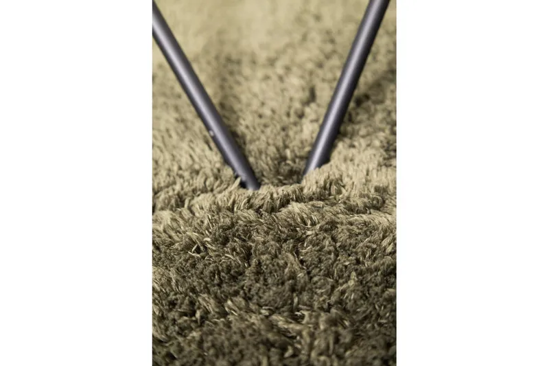 Ryamatta Royal Deluxe Rund - 120x120 cm, Emerald Green - Textilier & mattor - Mattor - Modern matta - Ryamattor