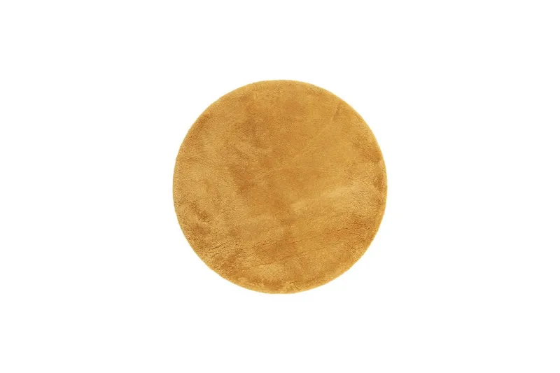 Ryamatta Royal Deluxe Rund, 120x120 cm, Yellow