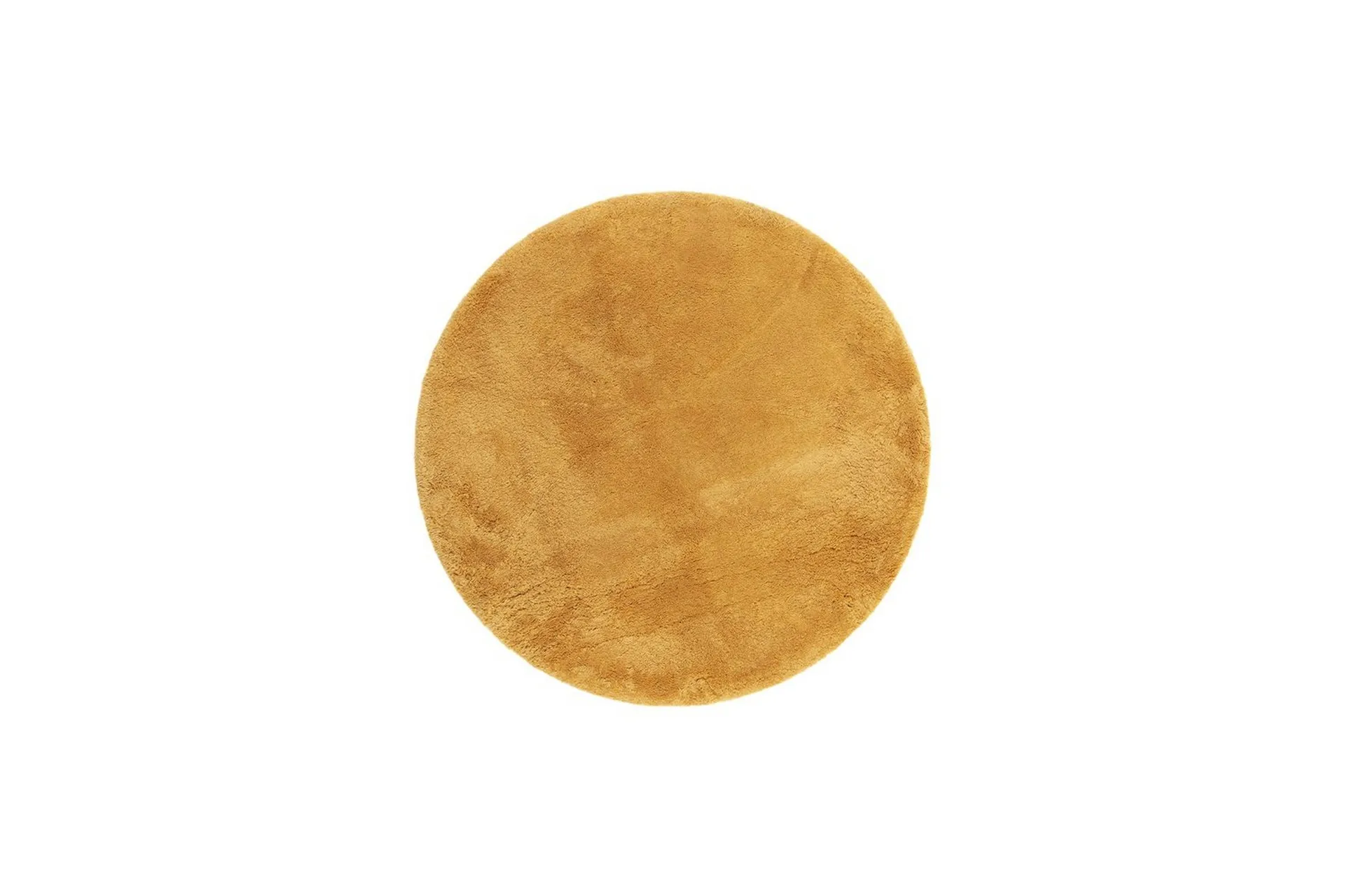 Ryamatta Royal Deluxe Rund - 120x120 cm, Yellow