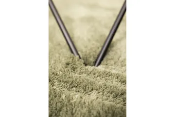 Ryamatta Royal Deluxe Rund - 160x160 cm, Green - Textilier & mattor - Mattor - Modern matta - Ryamattor