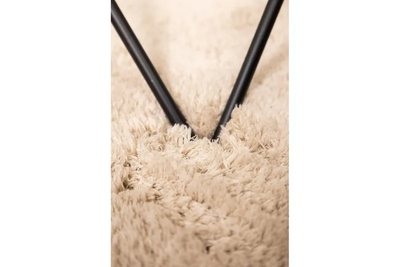 Ryamatta Royal Deluxe Rund - 160x160 cm, Greige - Textilier & mattor - Mattor - Modern matta - Ryamattor