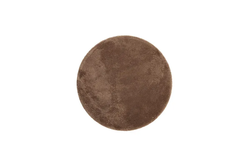 Ryamatta Royal Deluxe Rund, 160x160 cm, Mocca