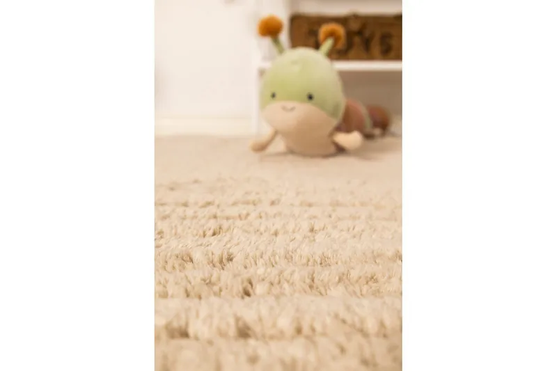 Ryamatta Royal Deluxe Rund - 160x160 cm, Nature - Textilier & mattor - Mattor - Modern matta - Ryamattor