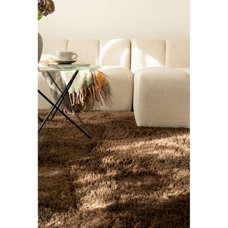 Ryamatta Teddybear - 160x230 cm, Chocolate - Textilier & mattor - Mattor - Modern matta - Ryamattor