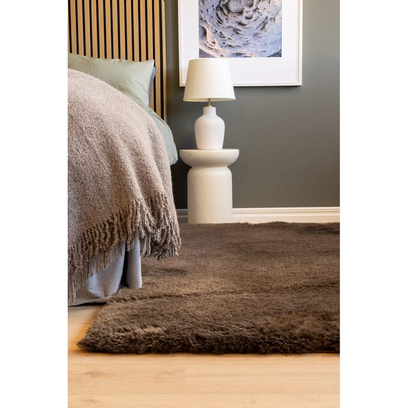 Ryamatta Teddybear - 160x230 cm, Chocolate - Textilier & mattor - Mattor - Modern matta - Ryamattor