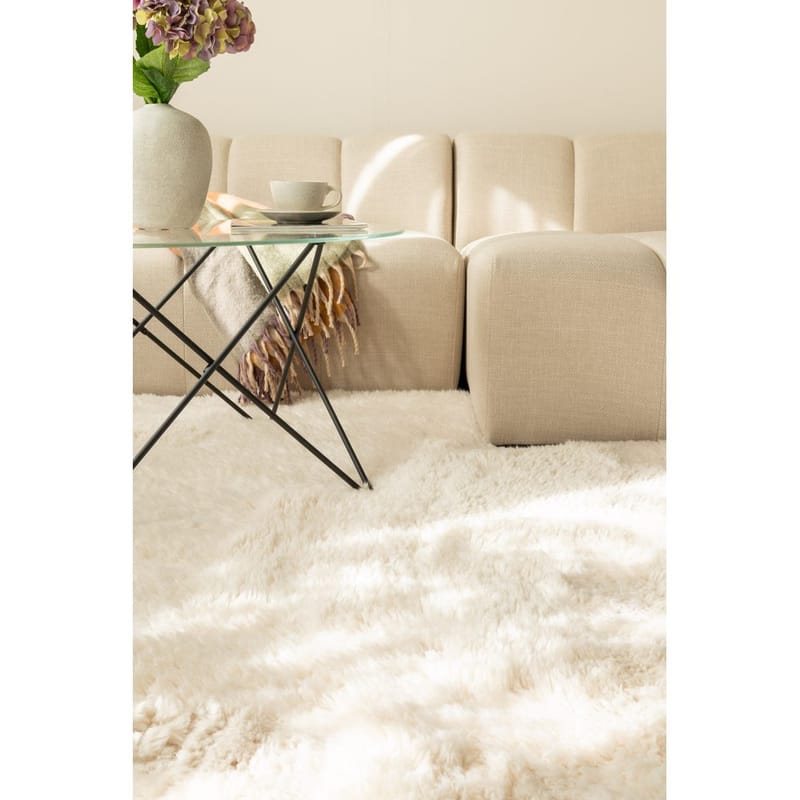 Ryamatta Teddybear - 200x290 cm, Creme - Textilier & mattor - Mattor - Modern matta - Ryamattor