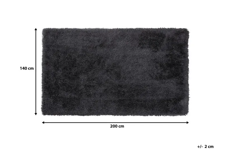 Bleakley Matta 140x200 cm - Svart - Textilier & mattor - Mattor - Modern matta - Ryamattor