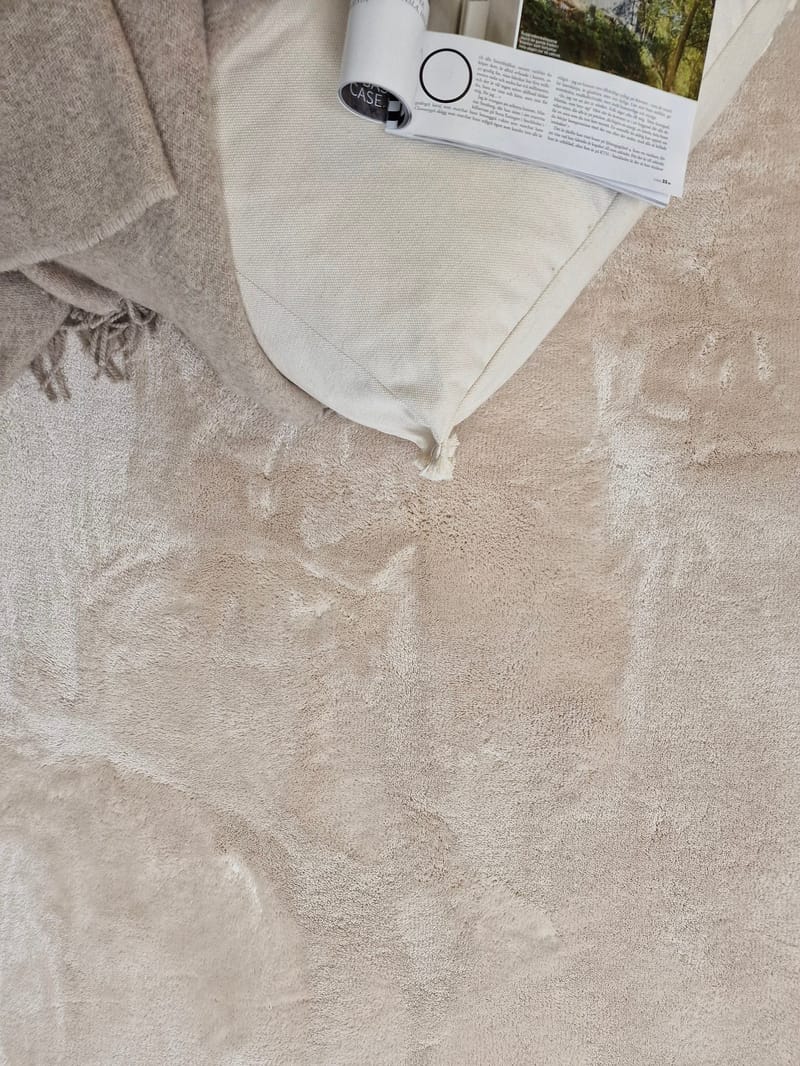 Cozy Ryamatta 110x160 cm Rektangulär - Natur - Textilier & mattor - Mattor - Modern matta - Ryamattor