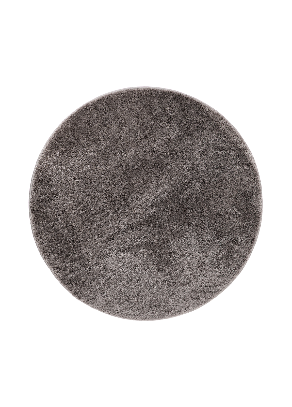 cozy ryamatta 120 cm rund - grå