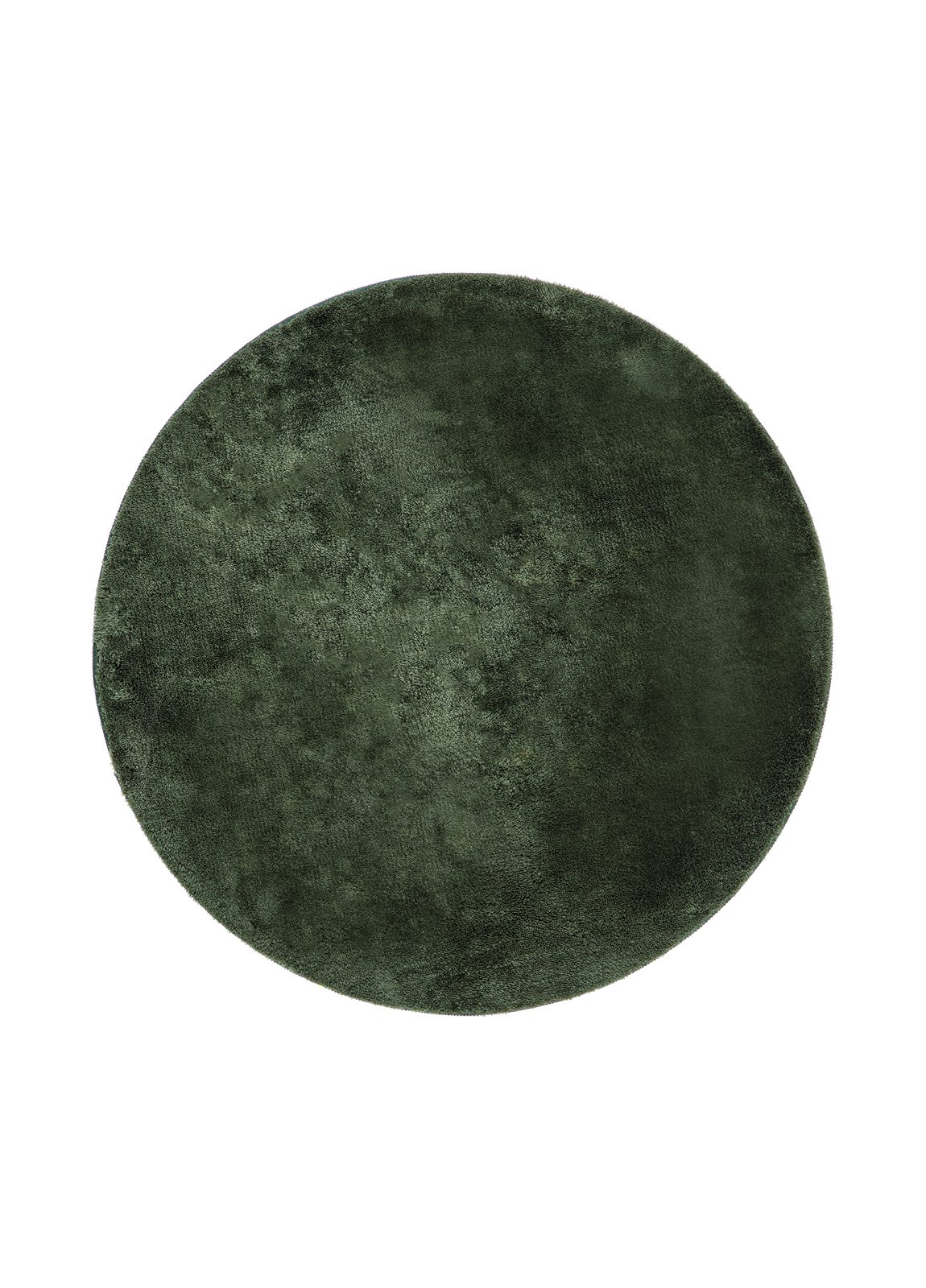 cozy ryamatta 120 cm rund - grön