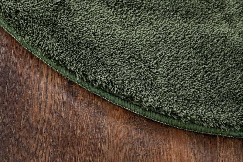 Cozy Ryamatta 120 cm Rund - Grön - Textilier & mattor - Mattor - Modern matta - Ryamattor