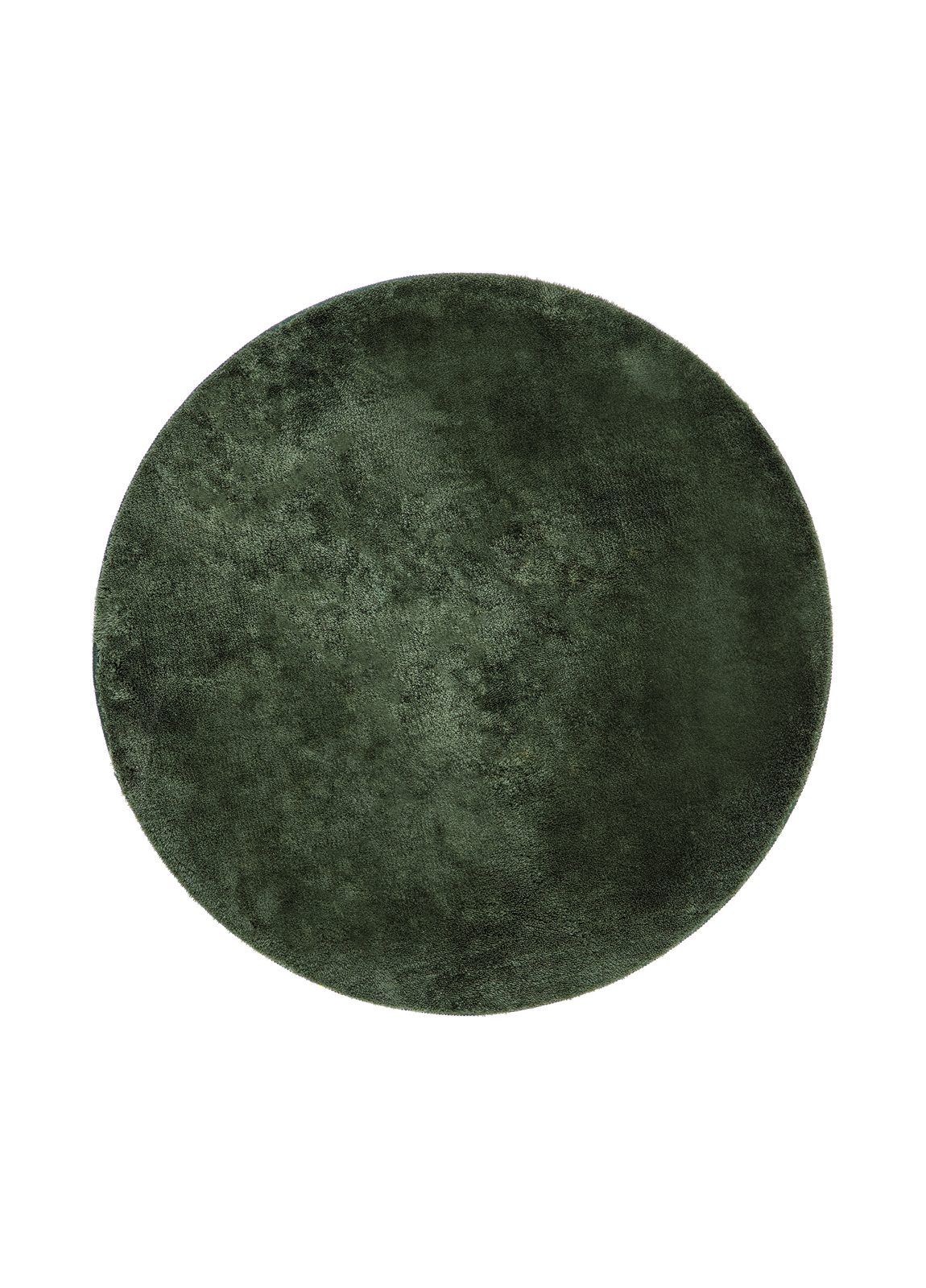 Cozy Ryamatta 120 cm Rund - Gr&ouml;n