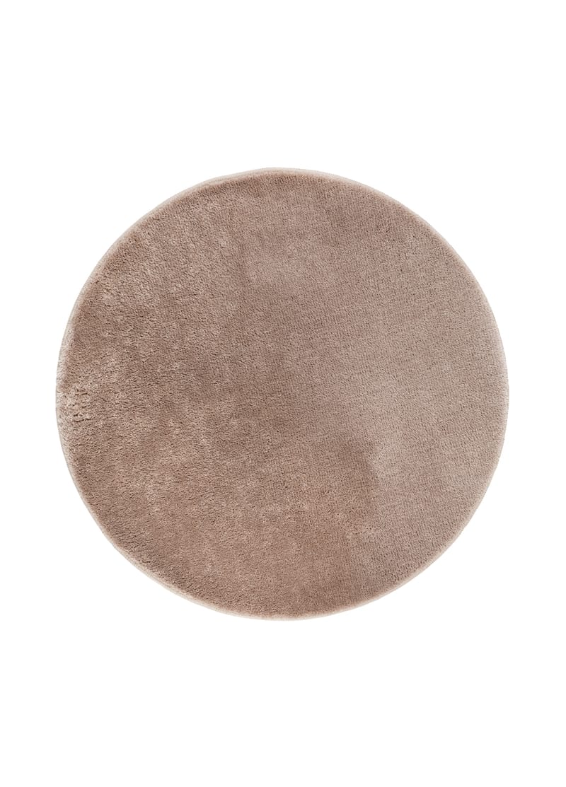 Cozy Ryamatta 120 cm Rund - Linne - Textilier & mattor - Mattor - Modern matta - Ryamattor