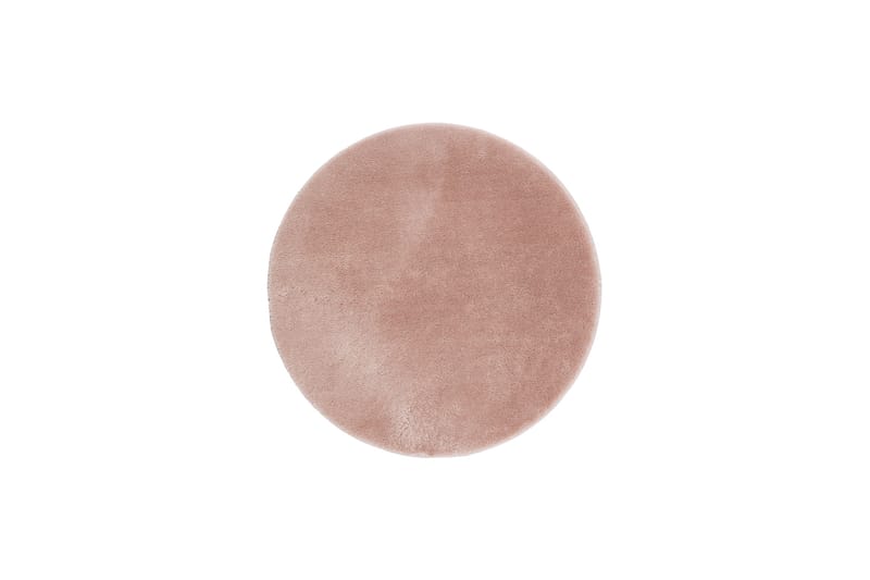 Cozy Ryamatta 120 cm Rund - Rosa - Textilier & mattor - Mattor - Modern matta - Ryamattor
