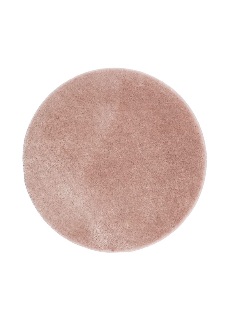 Cozy Ryamatta 120 cm Rund - Rosa - Textilier & mattor - Mattor - Modern matta - Ryamattor