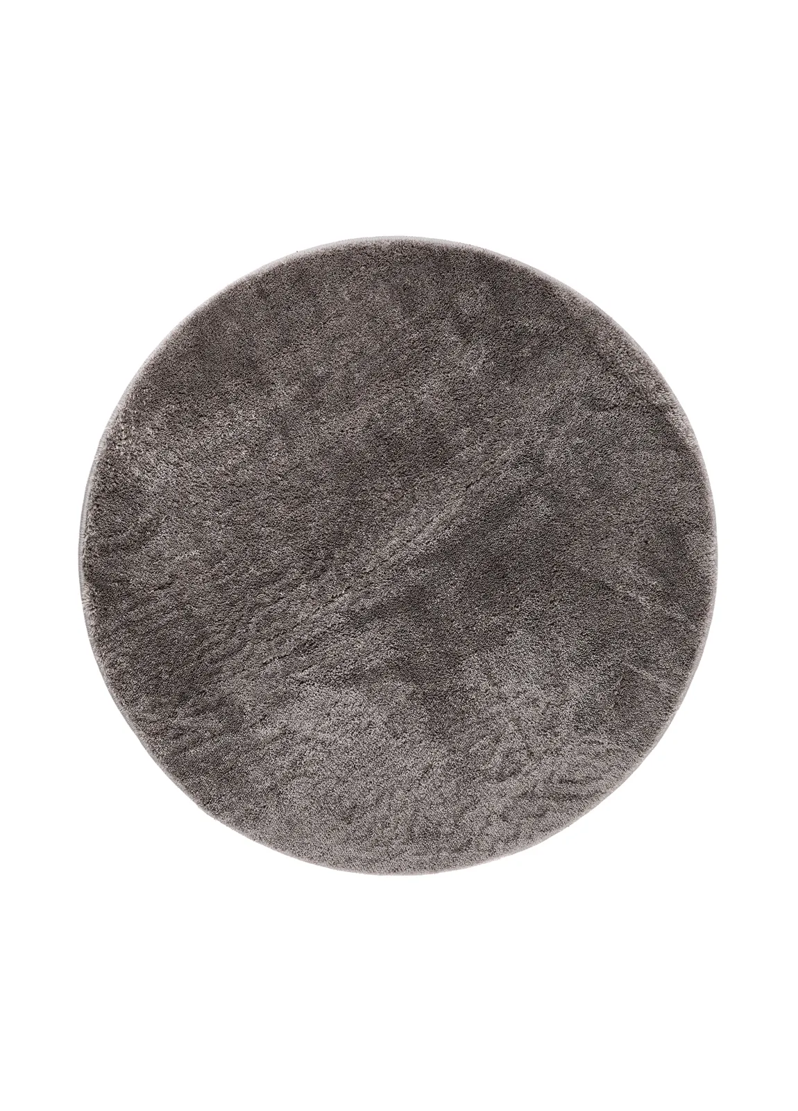 cozy ryamatta 160 cm rund - grå