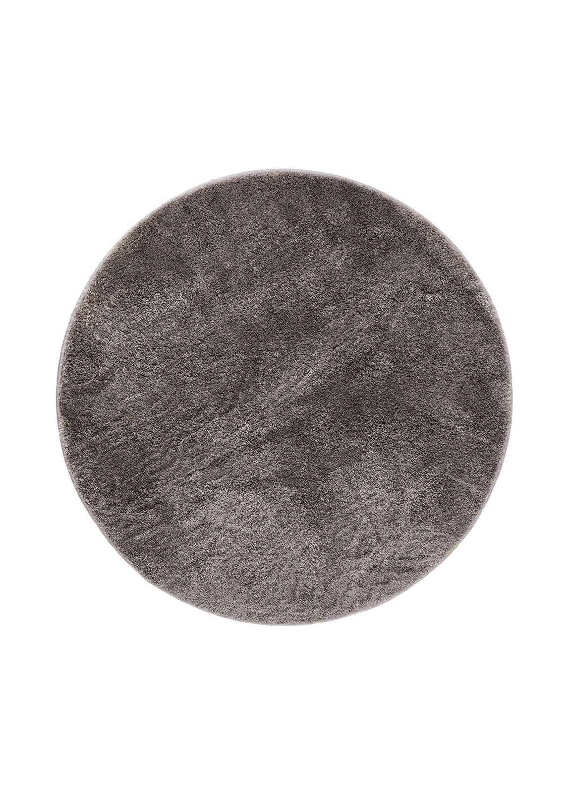 cozy ryamatta 160 cm rund - grå