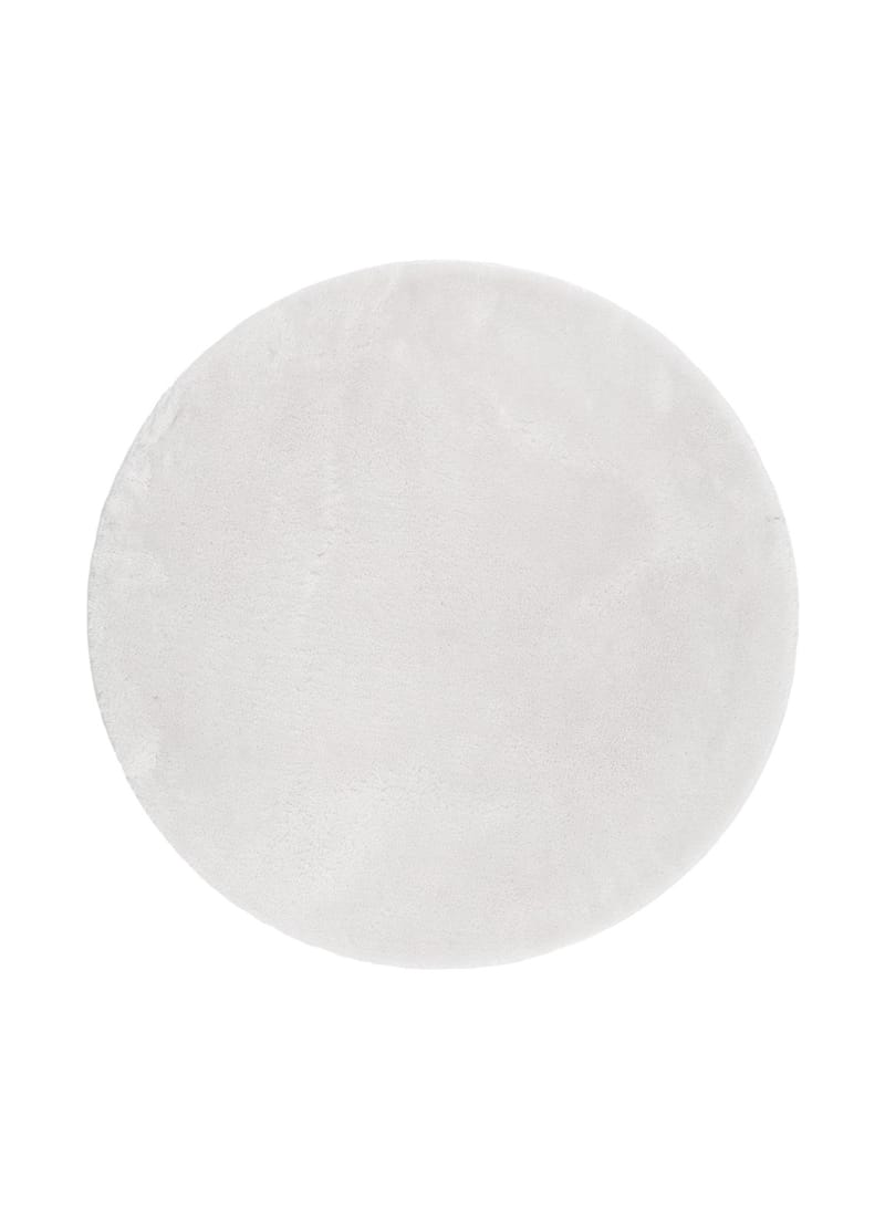 Cozy Ryamatta 160 cm Rund, Vit