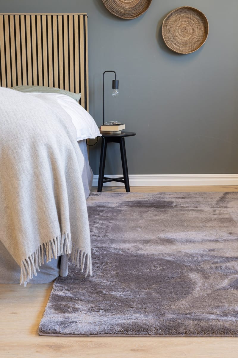 Cozy Ryamatta 160x230 cm Rektangulär - Grå - Textilier & mattor - Mattor - Modern matta - Ryamattor