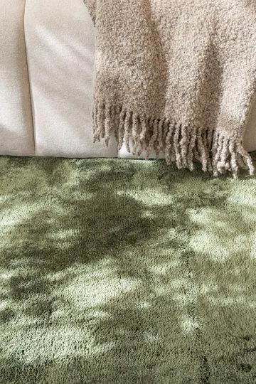 Cozy Ryamatta 160x230 cm Rektangulär - Grön - Textilier & mattor - Mattor - Modern matta - Ryamattor