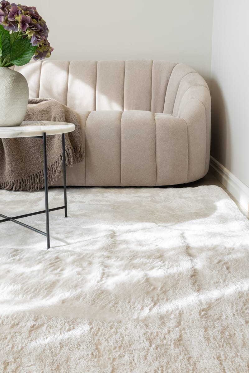 Cozy Ryamatta 160x230 cm Rektangulär - Vit - Textilier & mattor - Mattor - Modern matta - Ryamattor