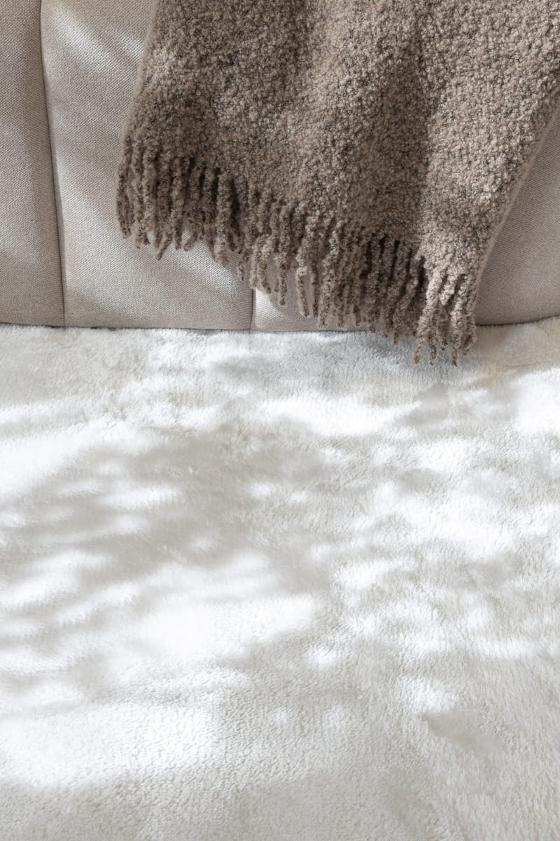 Cozy Ryamatta 160x230 cm Rektangulär - Vit - Textilier & mattor - Mattor - Modern matta - Ryamattor