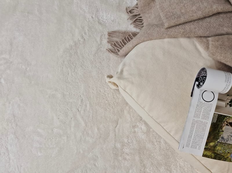 Cozy Ryamatta 160x230 cm Rektangulär - Vit - Textilier & mattor - Mattor - Modern matta - Ryamattor