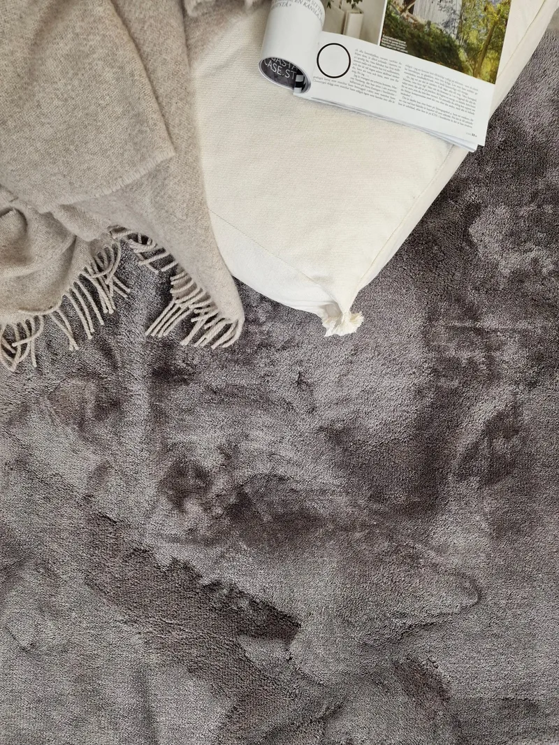 Cozy Ryamatta 200x290 cm Rektangulär - Grå - Textilier & mattor - Mattor - Modern matta - Ryamattor