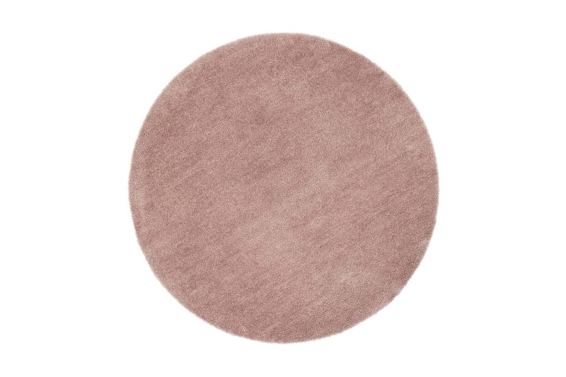 Feel Matta 120 Rund - Rosa - Textilier & mattor - Mattor - Modern matta - Ryamattor