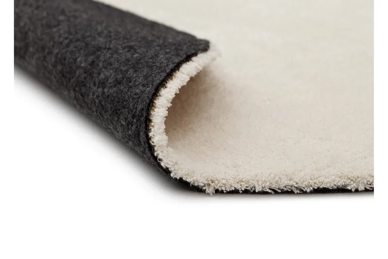 Feel Matta 120 Rund - Vit - Textilier & mattor - Mattor - Modern matta - Ryamattor