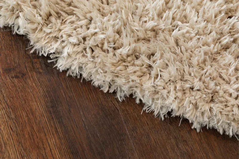 Floki Ryamatta 200 cm Rund - Natur - Textilier & mattor - Mattor - Modern matta - Ryamattor